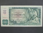 100 Sk 1961 s. C 35, kolkovaná, Baj. SK 3b, Pi. 17