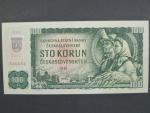100 Sk 1961 s. G 55 II.vydání, kolkovaná, Baj. SK 3d, Pi. 17  