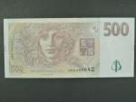 500 Kč 1997 s. C 62, Baj. CZ 19, Pi. 20