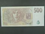 500 Kč 1997 s. C 61, Baj. CZ 19, Pi. 20