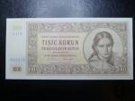 1000 Kčs 9.5.1951 nevydaná, série 11 B, certifikát ČNB