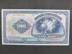 1000 Kč 8.4.1932 série A, Ba. 26, Pi. 25a, mimořádně dobrá kvalita