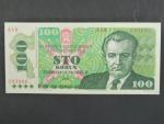 100 Kčs 1989 s. A 18
