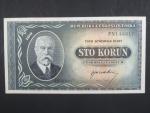 100 Kčs 1945 série PN