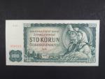 100 Kčs 1961 série R 80, široký číslovač 1c