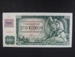 100 Kč 1961 s. M 24, kolkovaná, čitelná nepřelepená sérieBaj. CZ 1e, Pi. 1