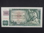100 Kč 1961 s. G 52 II.vydání, kolek
