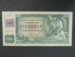 100 Kč 1961 s. R 74, kolek, široký číslovač 1c
