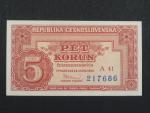 5 Kčs 25.1.1949 série 41