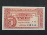 5 Kčs 25.1.1949 série 45