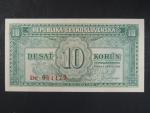 10 Kčs 4.4.1950 série Dc
