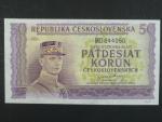 50 Kčs 1945 série MD, perf. 