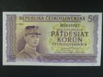 50 Kčs 1945 série MS, perf. 