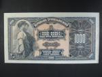 1000 Kč 15.4.1919, serie B anulát, přetisk SPECIMEN, číslovač 6-nul