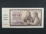 10 Kčs 1960 s. L 90