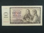 10 Kčs 1960 s. X 88