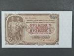 100 Kčs 1953 série BU, tiskárna Goznak Moskva