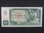 100 Sk 1961 s. R 09, kolkovaná, úzký číslovač