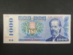 1000 Kčs 1985 s. C 26, sériové čísla blíž u sebe