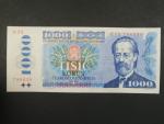 1000 Kčs 1985 s. C 73, sériové čísla dál od sebe