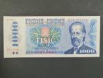 1000 Kčs 1985 s. C 75, sériové čísla dál od sebe