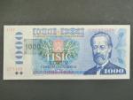 1000 Kč 1985/1993 série U 37, kolek tištěný
