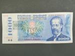 1000 Kč 1985/1993 série U 33, kolek tištěný