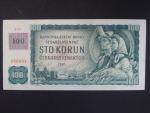 100 Kč 1961 s. B 19, kolkovaná