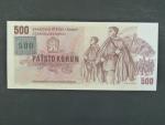 500 Kč 1973 s. U 06, kolek, Baj. CZ 2, Pi. 2