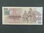500 Kč 1973 s. U 09, kolek, Baj. CZ 2, Pi. 2