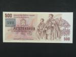 500 Kč 1973 s. U 14, kolek, Baj. CZ 2, Pi. 2