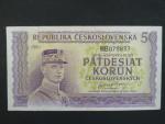 50 Kčs 1945 série MB