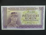 50 Kčs 1945 série JT, perf. 