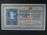 25 K 27.10.1918 série 1105, varianta číslice 