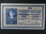 25 K 27.10.1918 série 3015 varianta číslovače 
