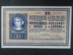 25 K 27.10.1918 série 3022 varianta číslovače 