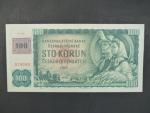 100 Kč 1961 s. C 06, kolek, Baj. CZ 1a, Pi. 1