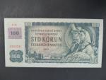 100 Kč 1961 s. D 26, kolek, Baj. CZ 1a, Pi. 1