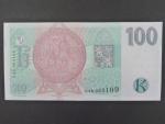 100 Kč 1997 s. G 48, Baj. CZ 18, Pi. 18