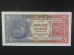 20 Kč 1.10.1926 série Le, perf. SPECIMEN