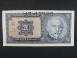 20 Kč 1.10.1926 série Tg, perf. SPECIMEN