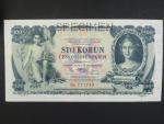 100 Kč 10.1.1931, serie Sa, II.vydání, perf. SPECIMEN