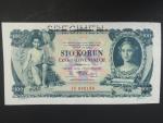 100 Kč 10.1.1931, serie Jb, II.vydání, perf. SPECIMEN