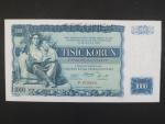 1000 Kč 25.5.1934, série P, 1x perf. SPECIMEN