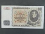 1000 Kč 25.5.1934, série P, 1x perf. SPECIMEN