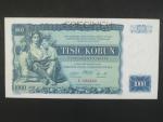 1000 Kč 25.5.1934, série L, 1x perf. SPECIMEN