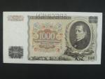 1000 Kč 25.5.1934, série A, 1x perf. SPECIMEN