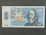 20 Sk/Kčs 1988 s. H 40, kolkovaná, Baj. SK 1, Pi. 15