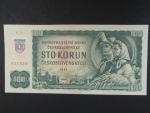 100 Sk 1961 s. R 76, kolkovaná, široký číslovač