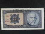 20 Kč 1.10.1926 série Gh, perf. SPECIMEN
